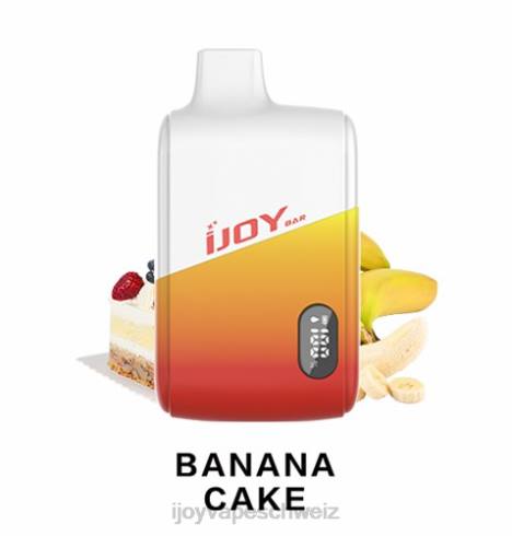 IJOY vape review - iJOY Bar IC8000 Einweg F40X176 Bananenkuchen