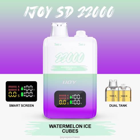 IJOY vape price - iJOY SD 22000 Einweg F40X159 Wassermelonen-Eiswürfel